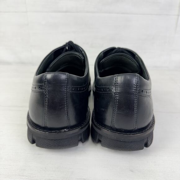 ECCO Black Leather Wingtip Derby Oxford Dress Shoes Men Size 12 EUR‎ 46 Lace Up main image 7